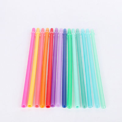 虹は長いの再使用可能なTritanのプラスチック取り替えのわら10.5を着色した