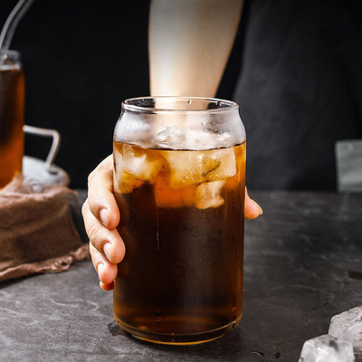 ホウケイ酸塩のゆとりのMilkteaのコーヒー16oz透明ビールのジョッキ
