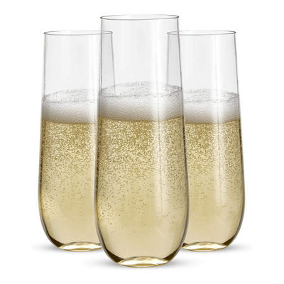9つのOzプラスチック シャンペンのガラスはプラスチック頑丈取り除く