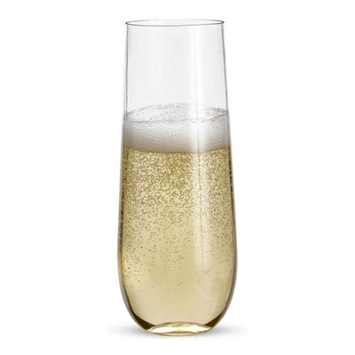 9つのOzプラスチック シャンペンのガラスはプラスチック頑丈取り除く