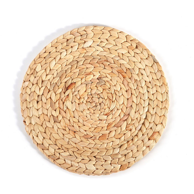 編みこみの藤によって編まれるPlacemats 25cmのあたりのホテイアオイ