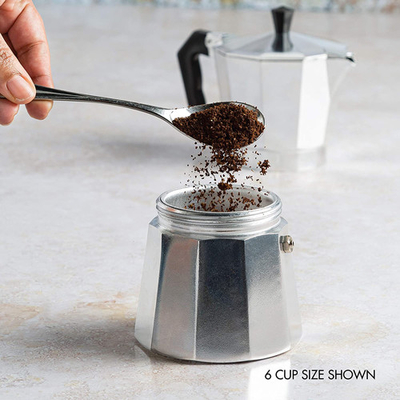 スライバStovetopのエスプレッソのコーヒー メーカー必要なBaristaはステンレス鋼に用具を使う