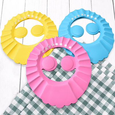 耳の保護と調節可能なエヴァのベビー シャワーの帽子