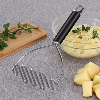頑丈な現代銀製のステンレス鋼のポテトのMasher