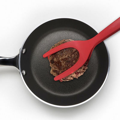 卵焼きの1つのグリップ フリップはさみPP材料に付き二重へらのパンのバーベキュー2つ