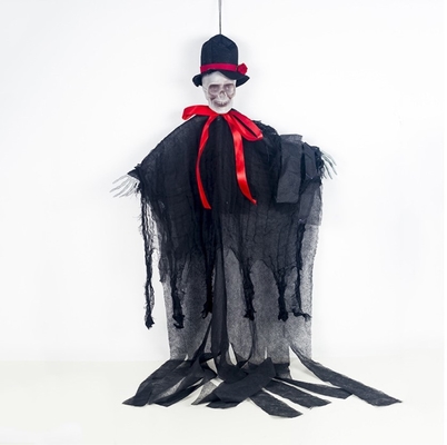 祝祭の木のための掛かる布のハロウィンの装飾の幻影