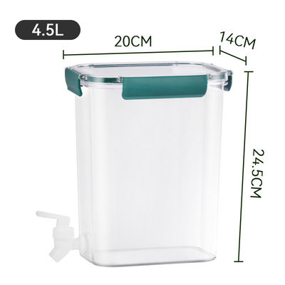 4.5Lコックが付いているプラスチック冷却装置飲料ディスペンサーの冷水のやかん