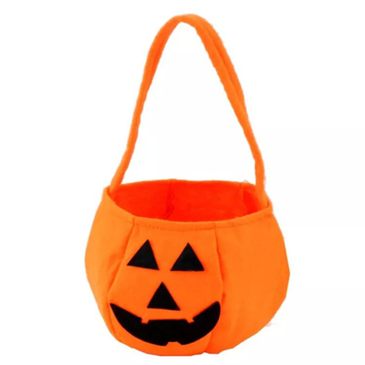 ハロウィンのNonWovenクリスマスはカボチャ キャンデーのバケツのトリック・オア・トリートを飾る