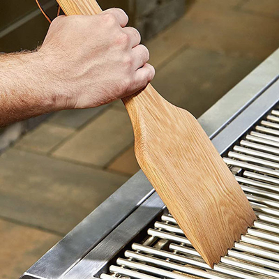剛毛自由で自然な木BBQの用具および付属品はスクレーパーを焼く