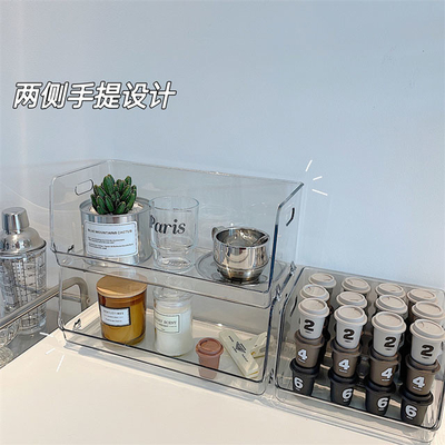 18Lゆとりの化粧品の宝石類の文房具のためのアクリルの収納用の箱のオルガナイザー