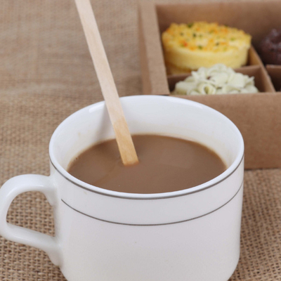 大きく使い捨て可能な木のコーヒー混乱の棒5.5インチ