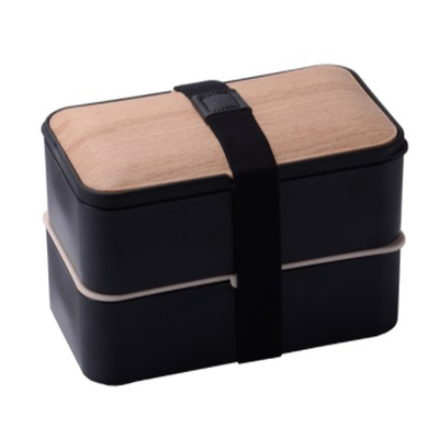 2つの層Leakproof多コンパートメントお弁当箱の容器タケBento