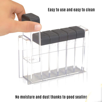 TOPZEAのゆとりの乾燥の香辛料のためのプラスチック スパイスの貯蔵容器のシェーカーの瓶