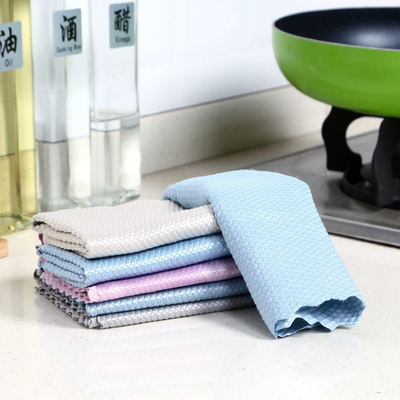 Nanoscaleの清拭布の魚スケールのMicrofiber Easycleancoの布
