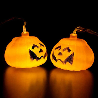 屋内屋外のハロウィンのクリスマスの装飾LEDのカボチャひもライト