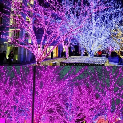 20m党結婚式の装飾のための太陽動力を与えられた防水LEDのクリスマスのひもライト