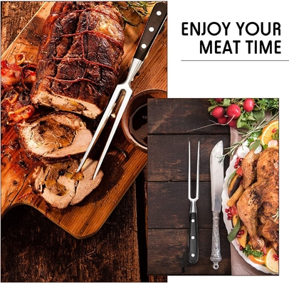 台所ローストのグリルのための12インチのステーキのステンレス鋼BBQのフォーク